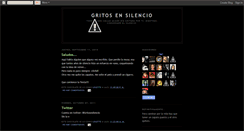 Desktop Screenshot of gritosensilencio.blogspot.com