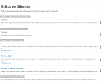 Tablet Screenshot of gritosensilencio.blogspot.com