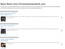 Tablet Screenshot of clevelandrockandroll.blogspot.com