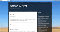 Desktop Screenshot of mamasalright.blogspot.com
