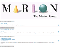 Tablet Screenshot of mariongroup.blogspot.com