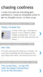 Mobile Screenshot of chasingcoolness.blogspot.com