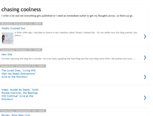 Tablet Screenshot of chasingcoolness.blogspot.com