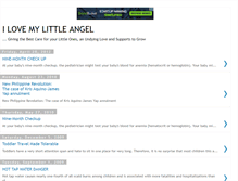 Tablet Screenshot of ilovemylittleangel.blogspot.com