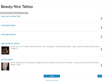 Tablet Screenshot of beautynicetattoo.blogspot.com
