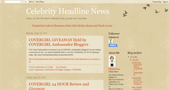 Desktop Screenshot of celebrityheadlinenews.blogspot.com