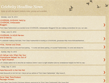 Tablet Screenshot of celebrityheadlinenews.blogspot.com