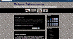 Desktop Screenshot of machinistcncprogrammer.blogspot.com