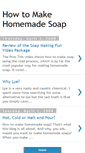 Mobile Screenshot of how-to-make-homemade-soap.blogspot.com