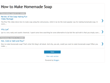 Tablet Screenshot of how-to-make-homemade-soap.blogspot.com