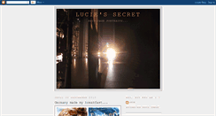 Desktop Screenshot of luciessecret.blogspot.com