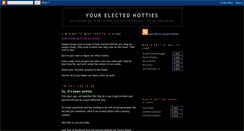 Desktop Screenshot of electedhotties.blogspot.com