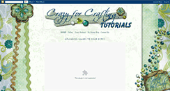 Desktop Screenshot of crazy4craftingtutorials.blogspot.com