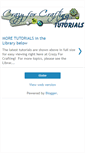 Mobile Screenshot of crazy4craftingtutorials.blogspot.com