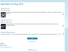 Tablet Screenshot of getpaidtoplaysc2.blogspot.com