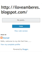 Mobile Screenshot of iloveamberes.blogspot.com