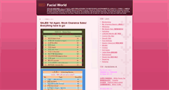 Desktop Screenshot of facialworld.blogspot.com