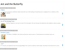 Tablet Screenshot of antandthebutterfly.blogspot.com