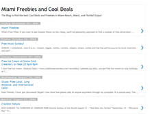 Tablet Screenshot of miamifreebies.blogspot.com