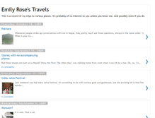 Tablet Screenshot of emilyrosestravels.blogspot.com
