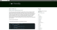 Desktop Screenshot of dotnetfriendly.blogspot.com