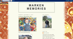 Desktop Screenshot of markenmemories.blogspot.com