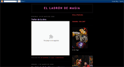 Desktop Screenshot of ladrondemagia.blogspot.com