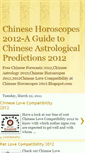 Mobile Screenshot of chinesehoroscopes2012.blogspot.com