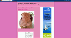 Desktop Screenshot of crochetconamor.blogspot.com