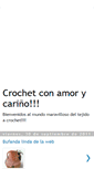 Mobile Screenshot of crochetconamor.blogspot.com