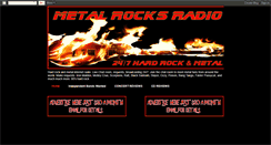 Desktop Screenshot of metalrocksradio.blogspot.com