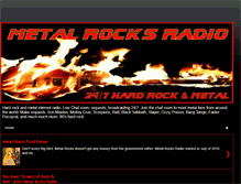 Tablet Screenshot of metalrocksradio.blogspot.com