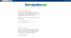 Desktop Screenshot of getprequalified.blogspot.com