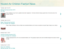 Tablet Screenshot of nicolesforchildrenfashionnews.blogspot.com