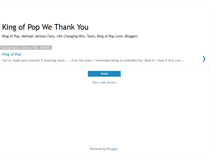 Tablet Screenshot of kingofpopspot.blogspot.com