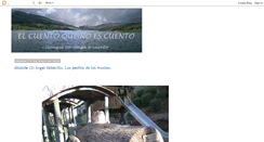 Desktop Screenshot of cuentoquenoescuento.blogspot.com