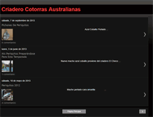 Tablet Screenshot of criaderocotorrasaustralianas.blogspot.com