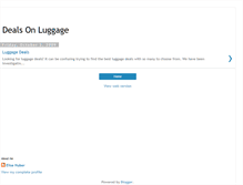 Tablet Screenshot of luggagedeal.blogspot.com