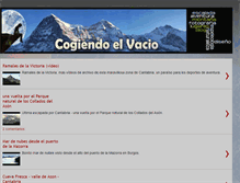 Tablet Screenshot of cogiendoelvacio.blogspot.com