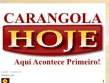 Tablet Screenshot of carangolahoje.blogspot.com