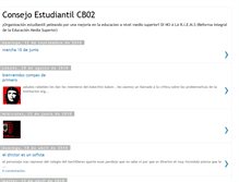 Tablet Screenshot of consejoestudiantilcb2.blogspot.com