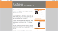 Desktop Screenshot of irruminations.blogspot.com