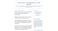 Desktop Screenshot of chicagocriminaldefenselaw.blogspot.com