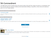 Tablet Screenshot of 5thcommandment.blogspot.com