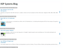 Tablet Screenshot of kspsystems.blogspot.com