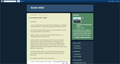 Desktop Screenshot of gunesailesi.blogspot.com