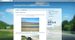 Desktop Screenshot of journeysendasimplelifeinlincolnshire.blogspot.com