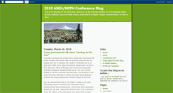 Desktop Screenshot of ncph2010.blogspot.com