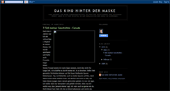 Desktop Screenshot of daskindhinterdermaske.blogspot.com