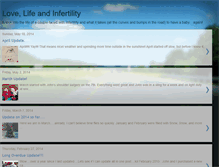 Tablet Screenshot of lovelifeandinfertility.blogspot.com